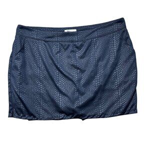 Greg Norman Womens XL Golf Skor Skirt Navy Blue